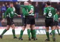 Fussball Fussball  Regionalliga Sued 2000/2001: SC Pfullendorf - Offenbacher Kickers