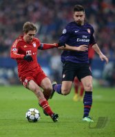 FUSSBALL INTERNATIONAL CHL ACHTELFINALE 12/13: FC Bayern Muenchen - FC Arsenal London