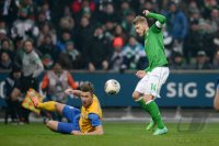 Fussball, 1. Bundesliga  Saison 2013/2014: SV Werder Bremen - Eintracht Braunschweig