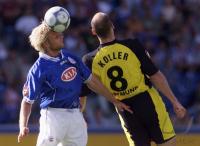 Zweikampf: Hansa Rsotock - Borussia Dortmund