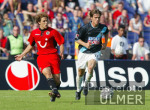 Fussball Bundesliga: Hannover 96 - 1860 Muenchen, Zweikampf