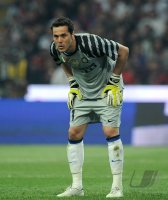 FUSSBALL SERIE A:  Torwart Julio Cesar (Inter Mailand)
