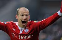 Fussball 1. Bundesliga  09/10  JUBEL ROBBEN (FC Bayerb Muenchen)