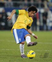 Fussball International  Testspiel:  Marcelo (Brasilien) am Ball