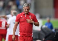 FUSSBALL 1. Bundesliga 2014/2015:  Trainer Armin Veh (VfB Stuttgart)