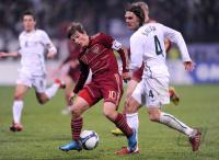 Fussball International  Play Off, Slowenien - Russland