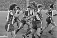 Fussball 1. Bundesliga Saison 1971/1972: FC Bayern Muenchen - Schalke 04