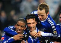 FUSSBALL, 1. BUNDESLIGA, 22. Spieltag: Schalke - Koeln