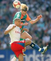 Fussball 1. Bundesliga: Hamburg - Bremen