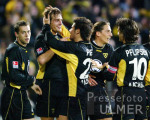 Fussball DFB-Pokal: Aachen - Muenchen, Jubel Aachen