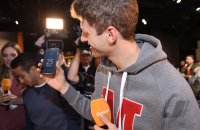 Offizielle Uebergabe der Gigaset ME Smartphones an den FC Bayern Muenchen