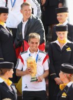 Ankunft der Deutschen Nationalmannschaft in Berlin nach dem Gewinn der Weltmeisterschaft 2014