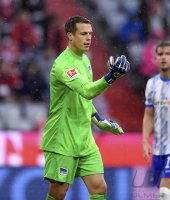 Fussball 1. Bundesliga Saison 21/22: FC Bayern Muenchen -  Hertha BSC Berlin