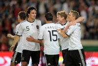 Fussball International  Testspiel:  JUBEL nach dem Tor, Mats HUMMELS, Christian TRAESCH , Andre SCHUERRLE, Bastian SCHWEINSTEIGER (v. li., Deutschland)