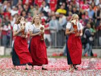 Fussball 1.Bundesliga JUBEL  FC Bayern Muenchen