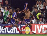 Fussball EURO 2000 Finale: Frankreich  -  Italien