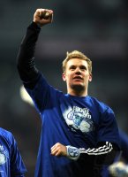 Fussball DFB Pokal 10/11 : JUBEL Torwart Manuel Neuer (FC Schalke 04)