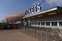 FUSSBALL WM 2010: Ticketschalter am Soccer City Stadion