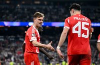 Fussball  Viertelfinal Hinspiel   CHL 25/26: Real Madrid - FC Bayern Muenchen