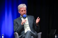 Buchpraesentation: Oberbuergermeister Boris Palmer (Tuebeingen) und Notaerztin Lisa Federle (Tuebingen)
