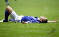 Fussball 1. Bundesliga: Schalke, LARSEN enttaeuscht