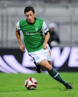 FUSSBALL, EUROPA LEAGUE GRUPPENPHASE: Bremen OEZIL am Ball