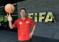 Beachsoccer Nationalteam von Tahiti besucht die FIFA, Nationaltrainer Tahiti Angelo Schirinzi (Schweiz)