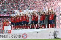 Fussball 1. Bundesliga Saison 17/18: Meister FC Bayern Muenchen