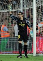 FUSSBALL International :  Torwart Jose Pinto  (FC Barcelona)