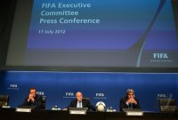 Fussball  International: FIFA Praesident Joseph S. Blatter (Schweiz)