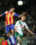 Fussball UCL, Bremen - Valencia, Zweikampf