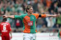 Fussball 1. Bundesliga: Bremen - Bayern, Jubel BOROWSKI