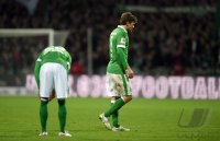 Fussball, 1. Bundesliga  Saison 2014/2015: SV Werder Bremen - VfL Wolfsburg