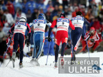 Nordische Ski WM - Feature Laeufer am Anstieg