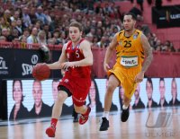 Basketball 1. Bundesliga 16/17 Hauptrunde: Walter Tigers Tuebingen - FC Bayern Muenchen
