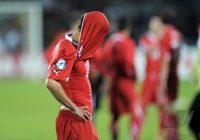 Fussball U21-EURO 2011 FINALE:  Enttaeuschung nach der Niederlage Admir Mehmedi (Schweiz)