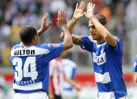 Fussball 1. Bundesliga, Duisburg: AILTON und SANTOS