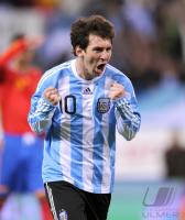 Fussball Nationalmannschaft : JUBEL Lionel Messi (ARG)