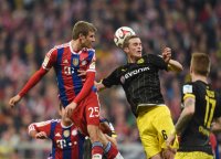 Fussball 1. Bundesliga Saison 14/15: FC Bayern Muenchen - Borussia Dortmund