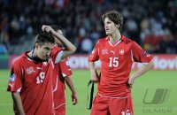 Fussball U21-EURO 2011 FINALE: Mario Gavranovic , Timm Klose (v. li., Schweiz)