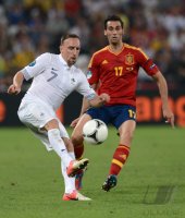 Fussball International Europameisterschaft 2012: Spanien - Frankreich
