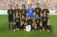 FUSSBALL INTERNATIONAL  CHL Frauen Finale 11/12:  Teamfoto 1. FFC Frankfurt