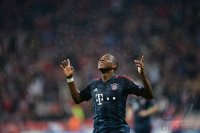 Fussball Champions League 13/14: JUBEL David Alaba (FC Bayern Muenchen)
