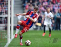 Fussball 1. Bundesliga Saison 14/15: FC Bayern Muenchen - Eintracht Frankfurt
