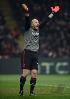 FUSSBALL INTERNATIONAL CHL ACHTELFINALE 12/13: Torwart Christian Abbiati (AC Mailand)