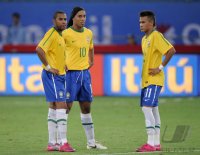 FUSSBALL INTERNATIONAL:  Argentinien - Brasilien