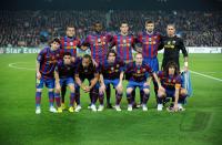 FUSSBALL  International CHL 09/10 :  Teamfoto Barca