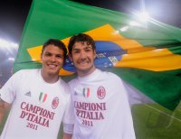 FUSSBALL SERIE A:  Meister 2011  AC Mailand;  JUBEL