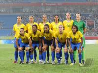 FUSSBALL  Olympia 2008   Vorrunde  Frauen   Brasilien - Korea DVR