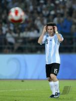 FUSSBALL  Olympia 2008   Halbfinale  Maenner   Argentinien - Brasilien